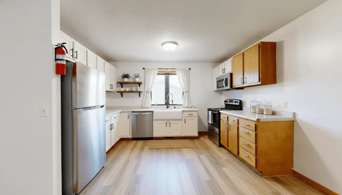 Farmhouse kitchen designed with AI