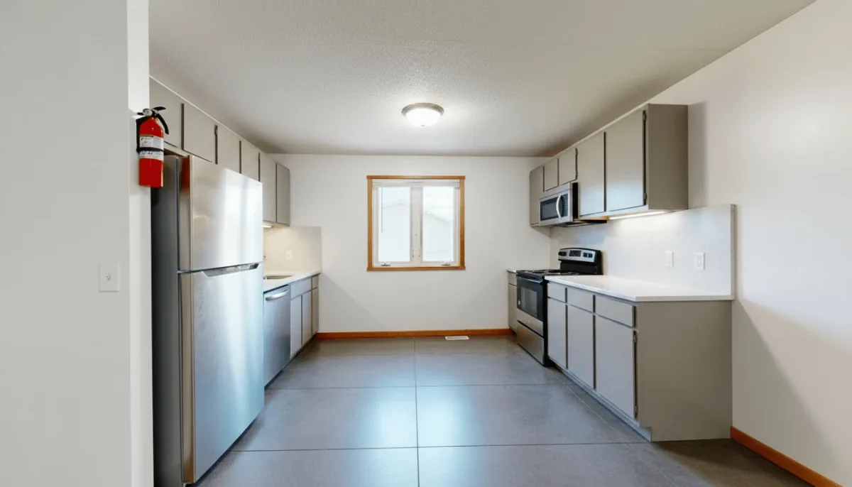 Kitchen after AI redesign in a modern style