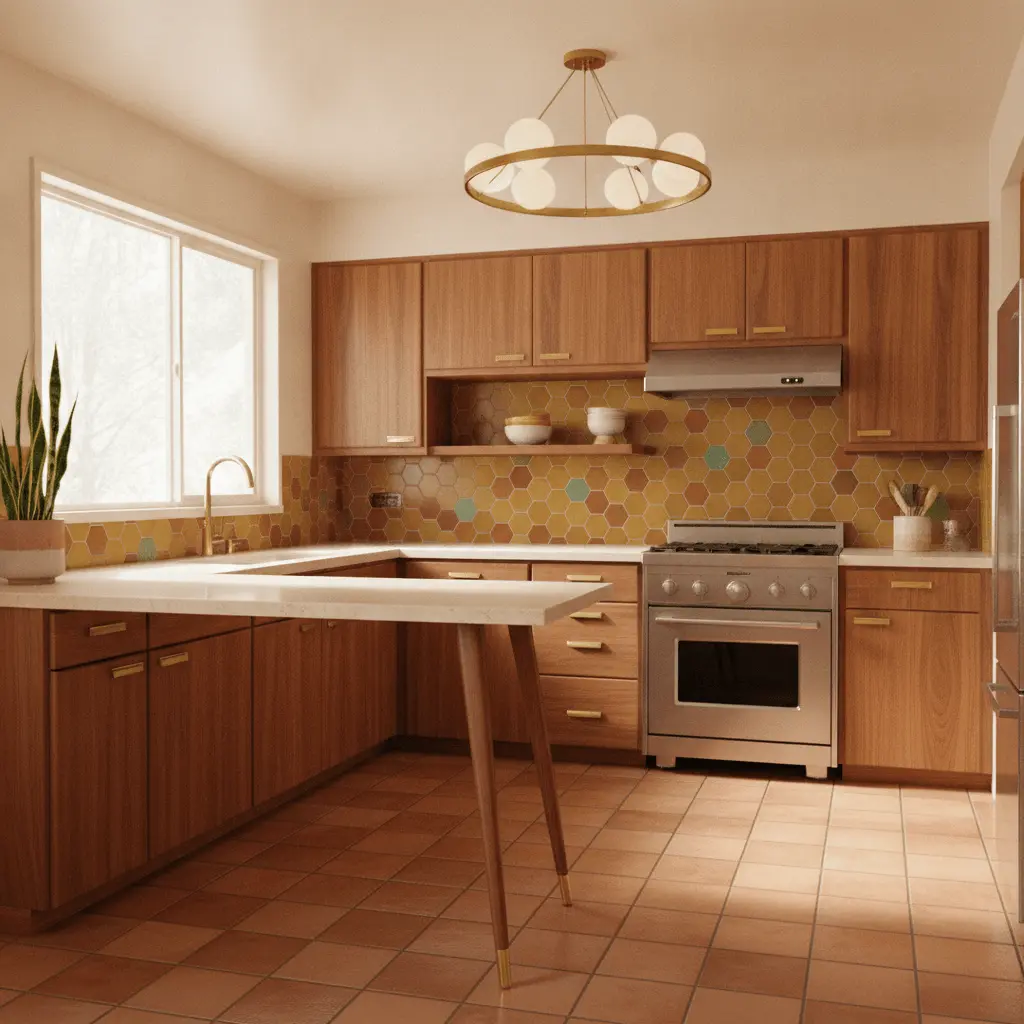 Modern kitchen mid century modern