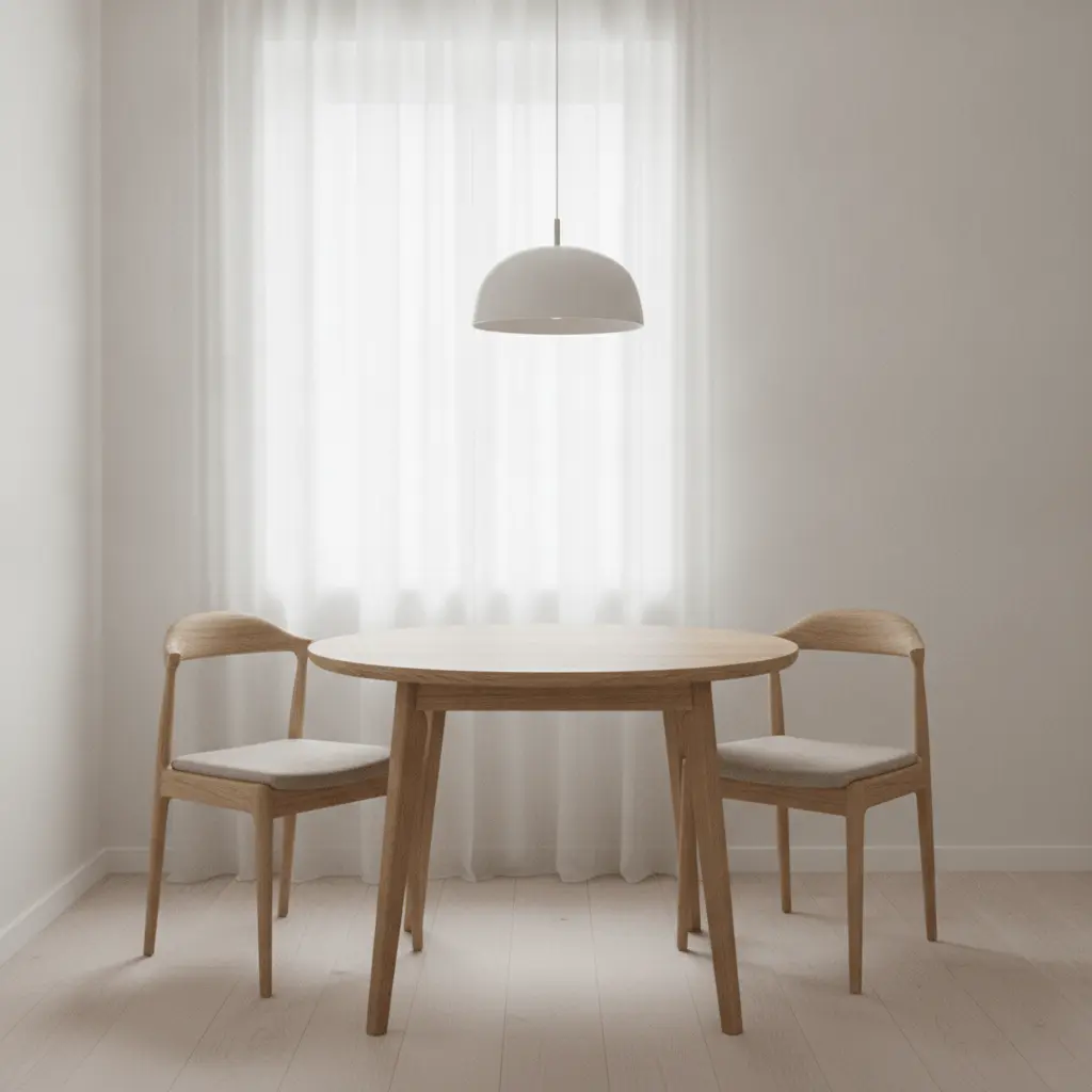 Scandinavian kitchen breakfast nook corner