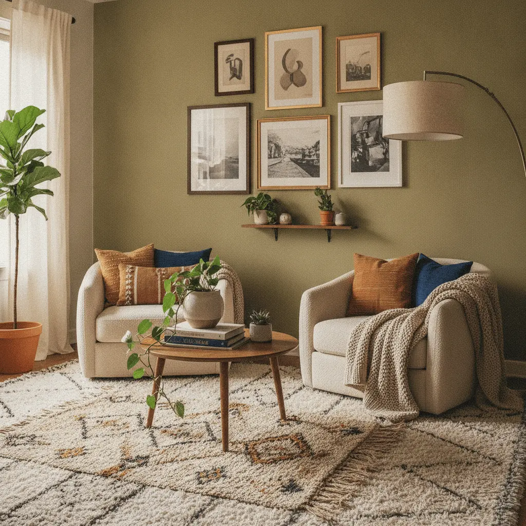 Small living room decorating detail